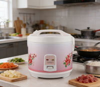 Autocuiseur de riz électrique intelligent à commande numérique automatique, avec boîtier en fer, cuisson rapide, tasse doseuse, vente en gros directe usine