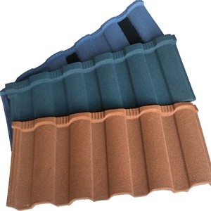 Stone Coated Metal Roof Tiles Roman Style Galvalume Steel Roofing <strong>Sheets</strong> <strong>Waterproof</strong> Building <strong>Materials</strong> - Product Image 1