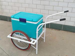 Carrito de Comida Móvil Pequeño para Restaurante, Bicicleta con Carrito para Catering - Product Image 2