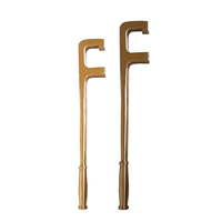 Clé à molette anti-étincelles de type F avec poignée antidérapante en bronze aluminium et plastique, clé de sécurité sans étincelles 30*200mm