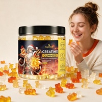 Gummies de créatine monohydrate, gummies mouillés et collants, et supplément de force musculaire, nutrition sportive, gummies mouillés pour hommes et femmes