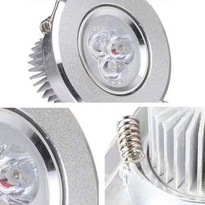 Vente en gros de downlights encastrés LED dimmables 3W, modernes, blanc froid, blanc chaud, blanc naturel, IP33, angle de faisceau 120°, AC 220V, driver inclus, pour la maison - Product Image 5