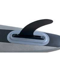 Planche de paddle gonflable portable de 4,3 m avec aileron central amovible pour la navigation en rivière Lumark, logo personnalisé