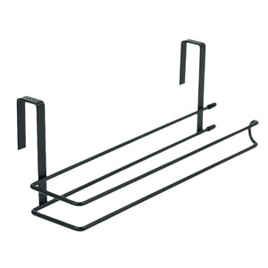 Estante colgante de hierro Yongchang para gabinete de cocina, organizador de almacenamiento de 1 nivel montado en la pared para papel higiénico, pañuelos y film transparente. - Product Image 1
