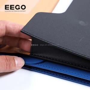 Documentos de oficina de negocios Costom PU cuero <span class=keywords><strong>A4</strong></span> carpetas de archivos conjunto impermeable cartera bolsa papelería organizador con logotipo - Product Image 3