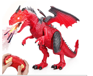 <span class=keywords><strong>Dinosauro</strong></span> <span class=keywords><strong>Telecomandato</strong></span>, Giocattolo Drago per Bambini, Figura Realistica di Grande Dimensione con Suoni, Spruzzi e Luci - Product Image 1