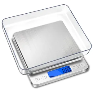 Factory OEM 3KG 0.1G Gram Electronic Weighing Scale LCD Display Batteries Food Weight Measuring Digital Kitchen Scale