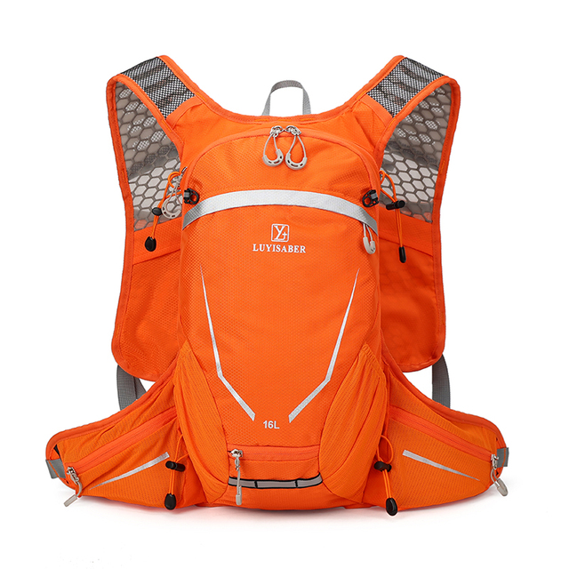 Lightweight Breathable Nylon Hiking Backpack Unisex for Cycling Climbing Camping Off-Road Sports