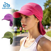 Casquette de cyclisme en maille à séchage rapide, respirante, protection solaire, doublure de casque avec rabat pour le cou, légère, absorbant la transpiration, foulard pirate