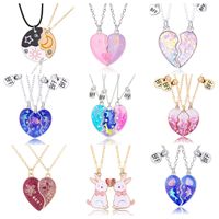 Collier pendentif créatif et mignon Dopamine, collier à attraction magnétique pour la Saint-Valentin