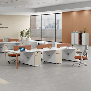 ชุดโต๊ะทำงานและเก้าอี้สำนักงานขนาดเล็ก ทันสมัย ทนทาน พร้อมที่เก็บของ เป็นมิตรกับสิ่งแวดล้อม เหมาะสำหรับใช้งานเชิงพาณิชย์ - Product Image 2