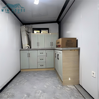 Maison conteneur extensible moderne préfabriquée, mobile et personnalisable, 20 pieds 40 pieds, pour jardin de villa, ou unité d'habitation complémentaire