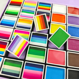 Kits de <span class=keywords><strong>peinture</strong></span> faciale arc-en-ciel sûrs et non toxiques pour enfants, fournitures de <span class=keywords><strong>peinture</strong></span> corporelle pour fêtes et festivals - Product Image 4