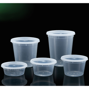8Oz 12Oz 16Oz 24Oz 32Oz 64Oz Chất Lượng Cao Nhựa Dùng Một Lần Thực Phẩm Lưu Trữ Súp Container Leakproof Deli Container Có Nắp Đậy - Product Image 4