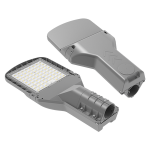 Lampadaire LED à haute luminosité 50W 100W 150W IP65 en aluminium moulé sous pression, éclairage routier résidentiel longue durée avec capteur de mouvement AC - Product Image 2
