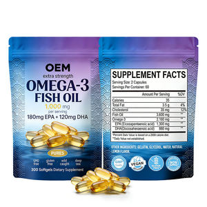 น้ำมันปลาแบบซอฟต์เจล อุดมด้วย EPA และ DHA บำรุงร่างกายทุกวัน ดูแลสมอง สายตา และหัวใจ ง่ายต่อการกลืน รับผลิตแบบ OEM แบรนด์ส่วนตัว - Product Image 6