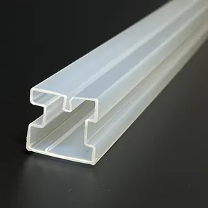 Alta qualidade fabricante personalizado plástico ecológico PVC ABS HDPE acrílico extrudado perfil