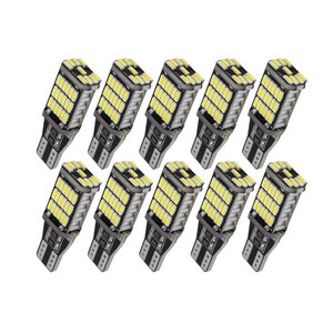 2 uds T15 W16W LED 921 912 Super brillante 45 SMD 4014 LED Canbus sin ERROR coche respaldo parada reserva luz freno lámpara blanca 12V - Product Image 5