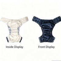 Culotte absorbante réutilisable et lavable pour adultes, sous-vêtement anti-fuite pour incontinence urinaire, culotte pour amoureux des couches (ABDL)