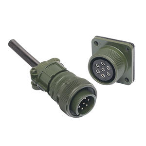 Круглый разъем 5015, 16-контактный, многожильный, с резьбовым соединением, промышленный, водонепроницаемый, штекер и гнездо - Product Image 3
