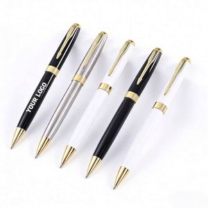 Ballpoint <b>Pen</b> Manufacturer Wholesale High Quality <b>White</b> Luxury Gift <b>Pen</b> Customized Logo Accepted Corporate Metal <b>Pen</b> - Product Image 1