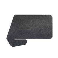 Fibre de polyester pour animaux de compagnie modestie acoustique absorbant le son espace de travail Solutions d'enseignement à la maison cloisons diviseur écran de bureau à glissière
