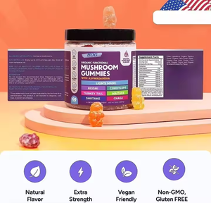 Gomitas de Hongos Orgánicos de Mi Fábrica con Ashwagandha, Mezcla Funcional de Hongos 8 en 1 para el Apoyo Inmunológico y Mental - Product Image 6