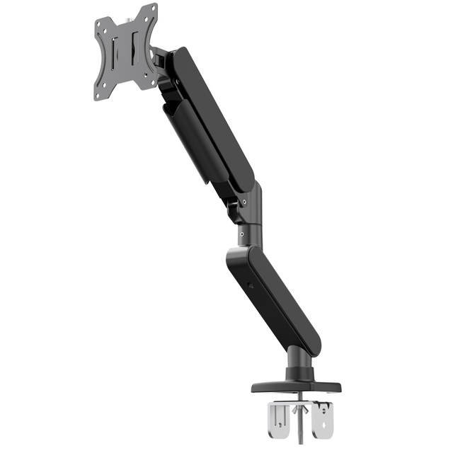 Factory Price Desktop White Monitor Arm Holder Gas Spring Full Motion Mount Soport LCD LED TV Mount Stand PC Support