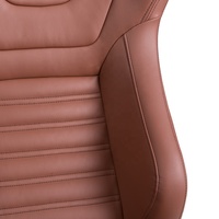 Siège Baquet Sport de Course Réglable en Similicuir PU - Compatibilité Universelle pour Voitures de Sport