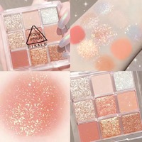Grenzüberschreitende Exklusive Neun-Farben-Lidschattenpalette Nicht-Puderartig Multi-Finish Perlglanz Schimmer OEM/ODM Verfügbar