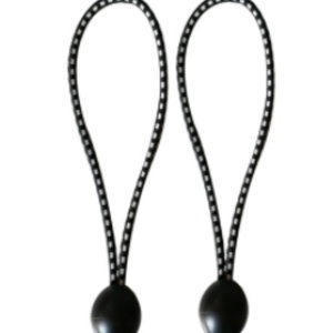 Cordons écologiques pour bâche, 3x10 pièces, sangles élastiques de fixation pour tente, noires, avec attaches à boule élastique pour emballage et jouets - Product Image 5