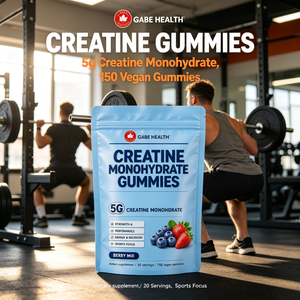 Gummies de Créatine Monohydrate OEM 5g, 150 Gummies Véganes Saveur Baies, 30 Doses, Force et Performance pour Athlètes de Gym, Marque Privée - Product Image 1
