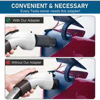 Evzouse Type2 à J1772 convertisseur de charge de voiture électrique mâle Type1 à Type2 adaptateur de chargeur Ev femelle Type 2 à Type 1 adaptateur Ev