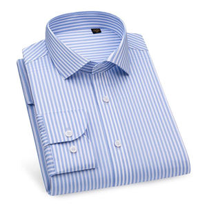 OEM / ODM Camisas-juveniles-para-hombr semplici <span class=keywords><strong>da</strong></span> <span class=keywords><strong>uomo</strong></span> in tinta unita uniforme formale camicie <span class=keywords><strong>da</strong></span> <span class=keywords><strong>uomo</strong></span> a quadri classici camicia fabbrica di <span class=keywords><strong>vestiti</strong></span> - Product Image 5