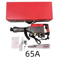 Marteau briseur électrique industriel 65 avec moteur en cuivre pur, tension 110V-220V, portable, à brancher, pour démolition
