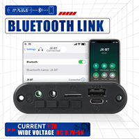 Amplificador de 6W, CC 5V, Placa Decodificadora MP3 WMA, Micrófono, Bluetooth 5.0, Audio USB, Radio TF, Receptor FM de 3W, Música para Auto, Grabación MP3 de 3W