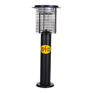 โคมไฟกำจัดยุงพลังงานแสงอาทิตย์ LED 21x58 ซม. ไฟสนามหญ้ากลางแจ้ง สแตนเลส ใช้ในสวนสาธารณะ ลานกิจกรรม - Product Image 4