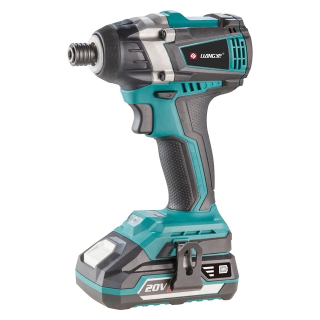 Liangye Power Tools Compact Wrench Brushless 20v 1/4 Hex 20v Cordless Impact Driver Kit