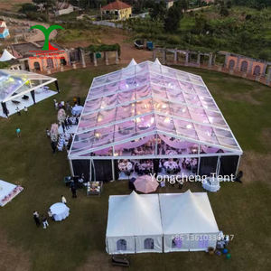<span class=keywords><strong>Tente</strong></span> chapiteau de fête de <span class=keywords><strong>mariage</strong></span> transparente avec cadre en aluminium Événements en plein air Location <span class=keywords><strong>Tente</strong></span> de <span class=keywords><strong>mariage</strong></span> pour 100 personnes - Product Image 2