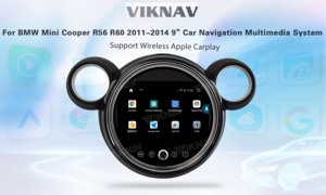 Radio de coche Android de 9 pulgadas para BMW <span class=keywords><strong>Mini</strong></span> <span class=keywords><strong>Cooper</strong></span> R56 R60 2011-2014 vídeo estéreo Carplay navegación GPS reproductor Multimedia Unidad Principal - Product Image 2