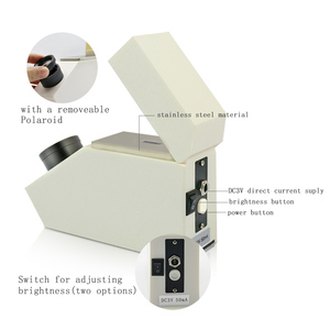Refratômetro gemológico portátil, com rang de teste de 1.35 ~ 1.85, iluminação led integrada - Product Image 5