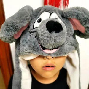 Gorro de Conejo YD46 con Orejas Móviles Inflables LED, Gorro de Peluche Brillante, Suave y Adorable, Gorro Divertido con Luz para Fiestas - Product Image 2