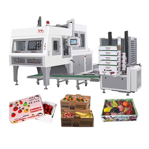 Machine à fabriquer des boîtes à bananes en carton ondulé, pliage et formage de cartons de fruits robustes pour le transport de fruits en vrac - Product Image 1