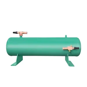 Cooling Unit Use Liquid Receiver 35L Horizontal Type Refrigerant Receiver for 30 Condensing Unit