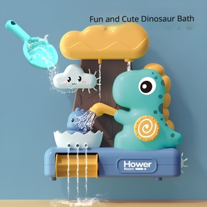 Jouet de <span class=keywords><strong>bain</strong></span> dinosaure personnalisé OEM ODM en gros pour bébés, jouet de douche aquatique pour tout-petits, cadeau pour enfants - Product Image 3