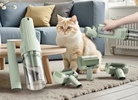 Appareil portable de toilettage et d'aspiration pour animaux de compagnie avec accessoires multiples