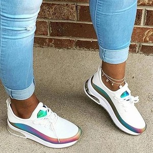 Summer <strong>women's</strong> single shoes mesh breathable casual sports shoes plus size <strong>women's</strong> shoes running sneakers for ladies <strong>trainers</strong> - Product Image 3