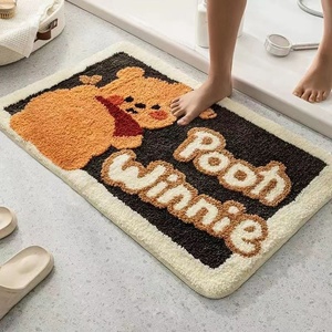 Alfombra <span class=keywords><strong>de</strong></span> Baño <span class=keywords><strong>de</strong></span> Cachemira Gruesa con Diseño <span class=keywords><strong>de</strong></span> Dibujos Animados, Antideslizante, Resistente al Desgaste y a la Suciedad, con Alta Absorción <span class=keywords><strong>de</strong></span> Agua - Product Image 3