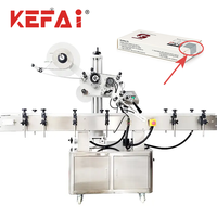 KEFAI étiqueteuse automatique d'autocollants à clip en L pour coins de boîtes en carton étiqueteuse d'angle anti-effraction personnalisée
