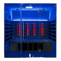 Promotion : Grande Cabine de Sauna Infrarouge Intérieure Chauffée Électriquement à Spectre Complet pour Usage Domestique et Commercial – Sauna Sec et Spa pour la Maison